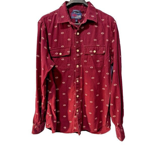 Old Navy Other - Old Navy vintage flannel shirt 100% cotton 2012 winter burgen mens size large